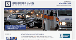 Desktop Screenshot of christophersimon.com